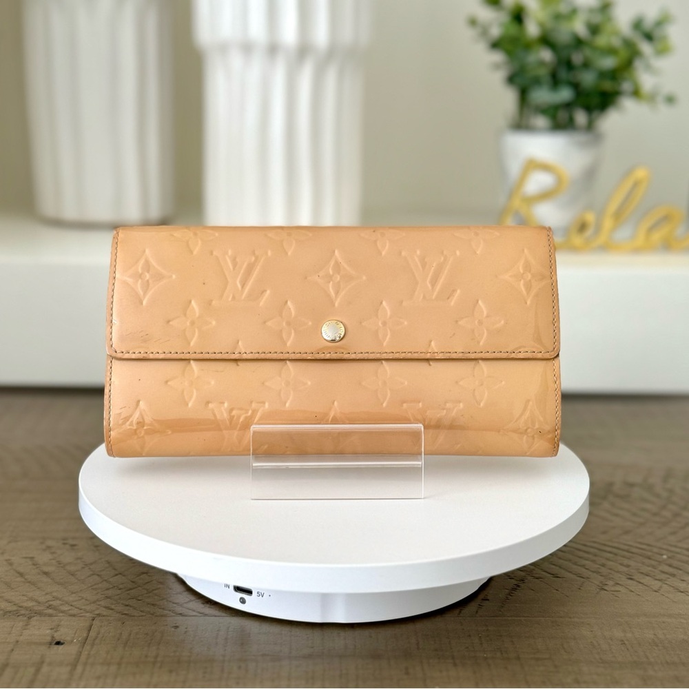 Louis Vuitton Beige Monogram Wallet